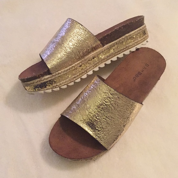 “Bamboo” Platform Sandals size 8 sporty fashion - Picture 1 of 5